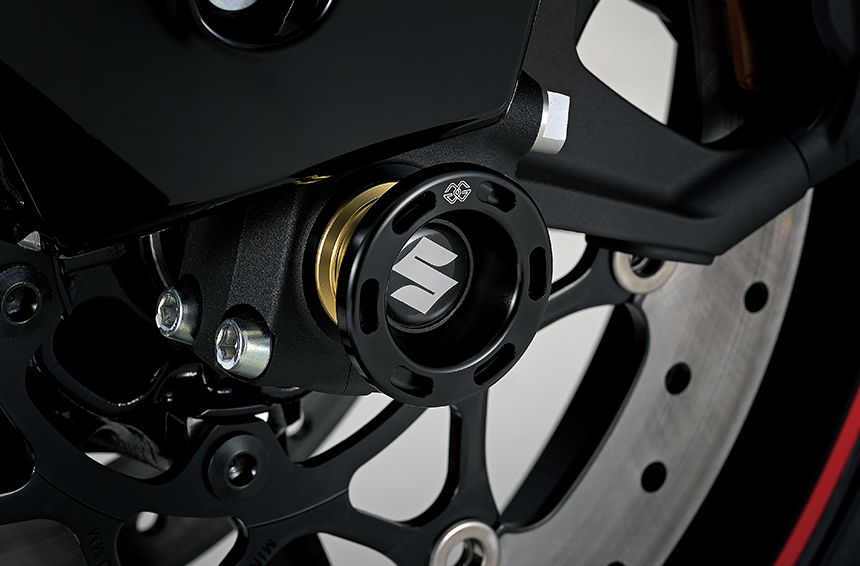 GSX1300R 前輪防倒球