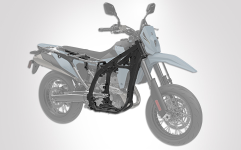 全新鋼管雙樑車架+鋁合金副車架