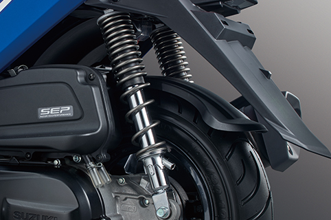 三段可調式雙槍後避震