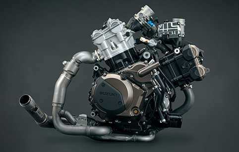 V型雙缸 DOHC 四行程引擎