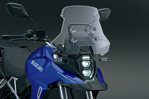 垂直堆疊六角形 LED 頭燈