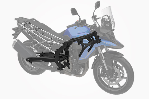 全新設計鋼管車架